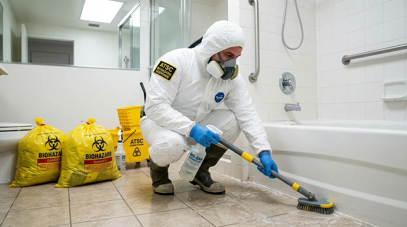 Decontamination equipment deployed for Blood Cleanup in Calumet City